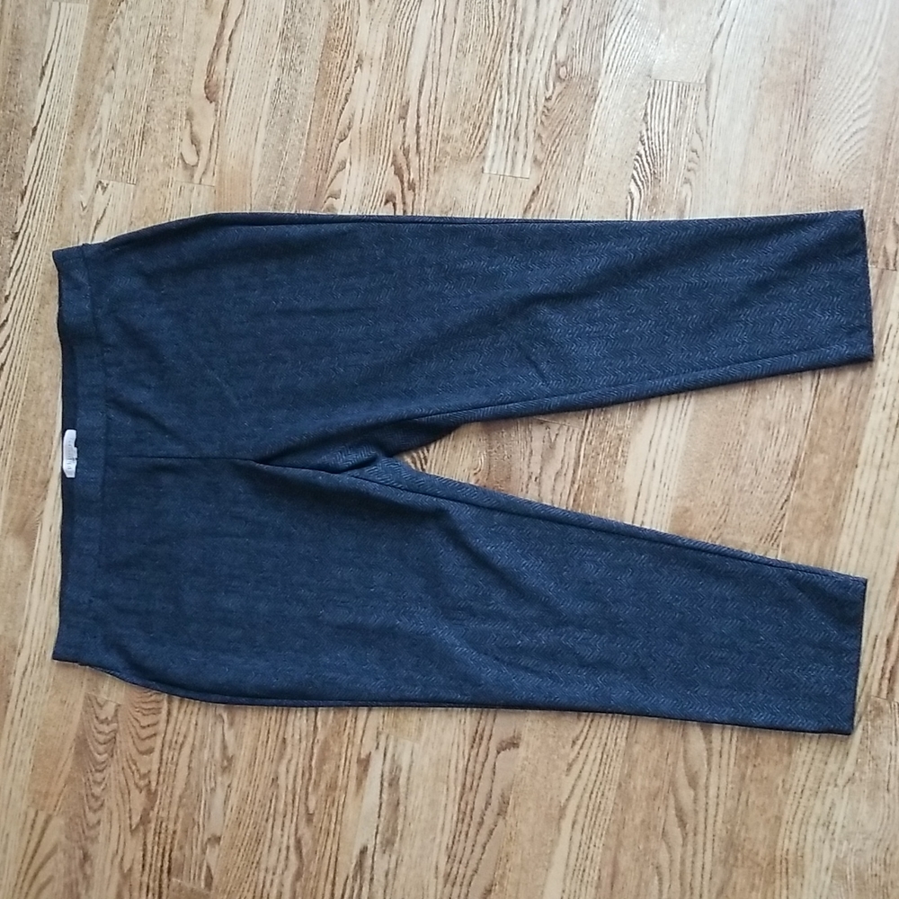 (3X) Philosophy Rayon Blend Skinny Fit Pants Subtle Print Business Casual